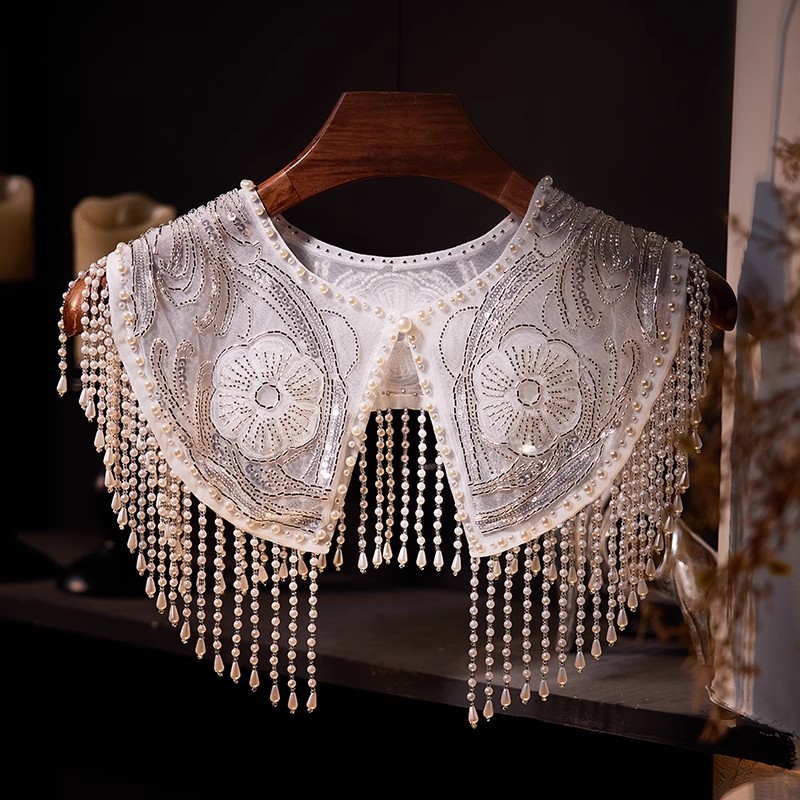 Embroidery Beads - Women's Luxury Vintage Embroidery Beaded Pearl