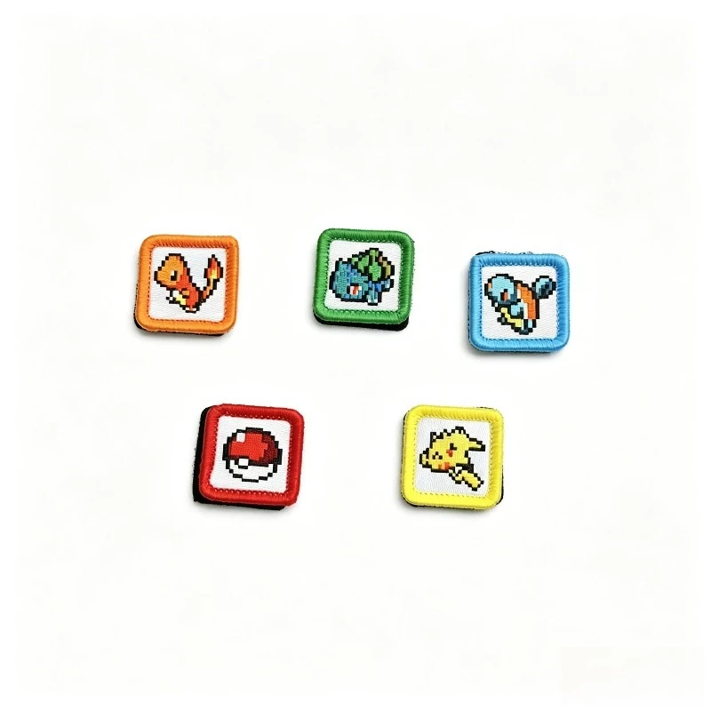 Embroidery Removal - Pokemon Pixel Embroidery Velcro Patch Pack