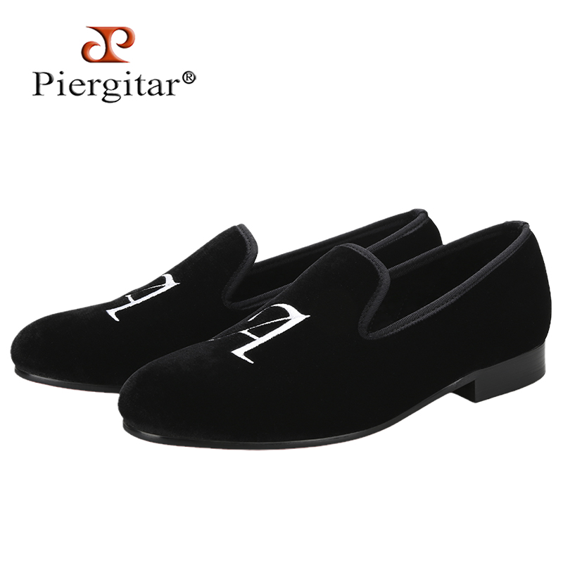 Embroidery Initials - Piergitar Handmade Custom Initials Embroidery Men's