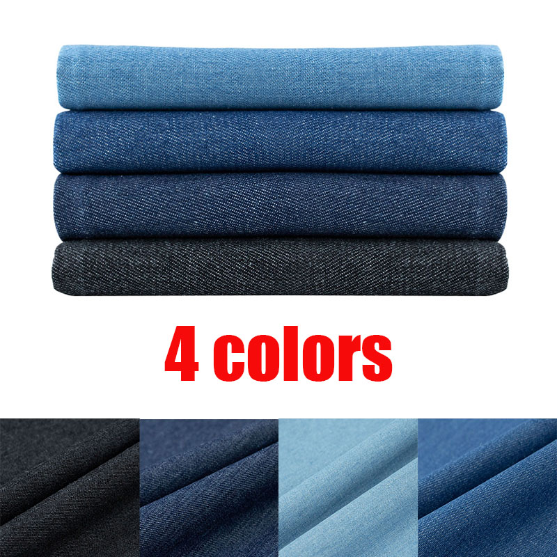 Embroidery In The Piece - 4 Pieces of 50*50 Cm Denim