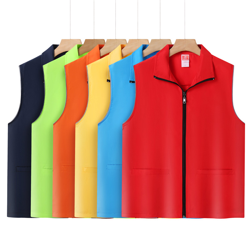 High end vest custom printed l - Embroidery Canvas recension och pris