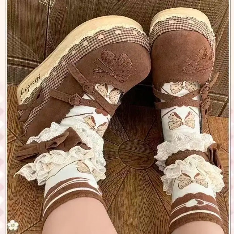 Lolita High Heels Height Incre - Embroidery Canvas recension och pris