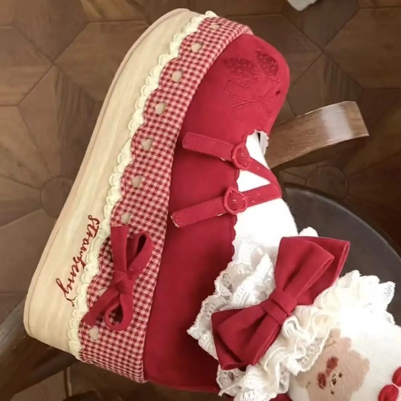 Lolita High Heels Height Incre - Embroidery Canvas recension och pris