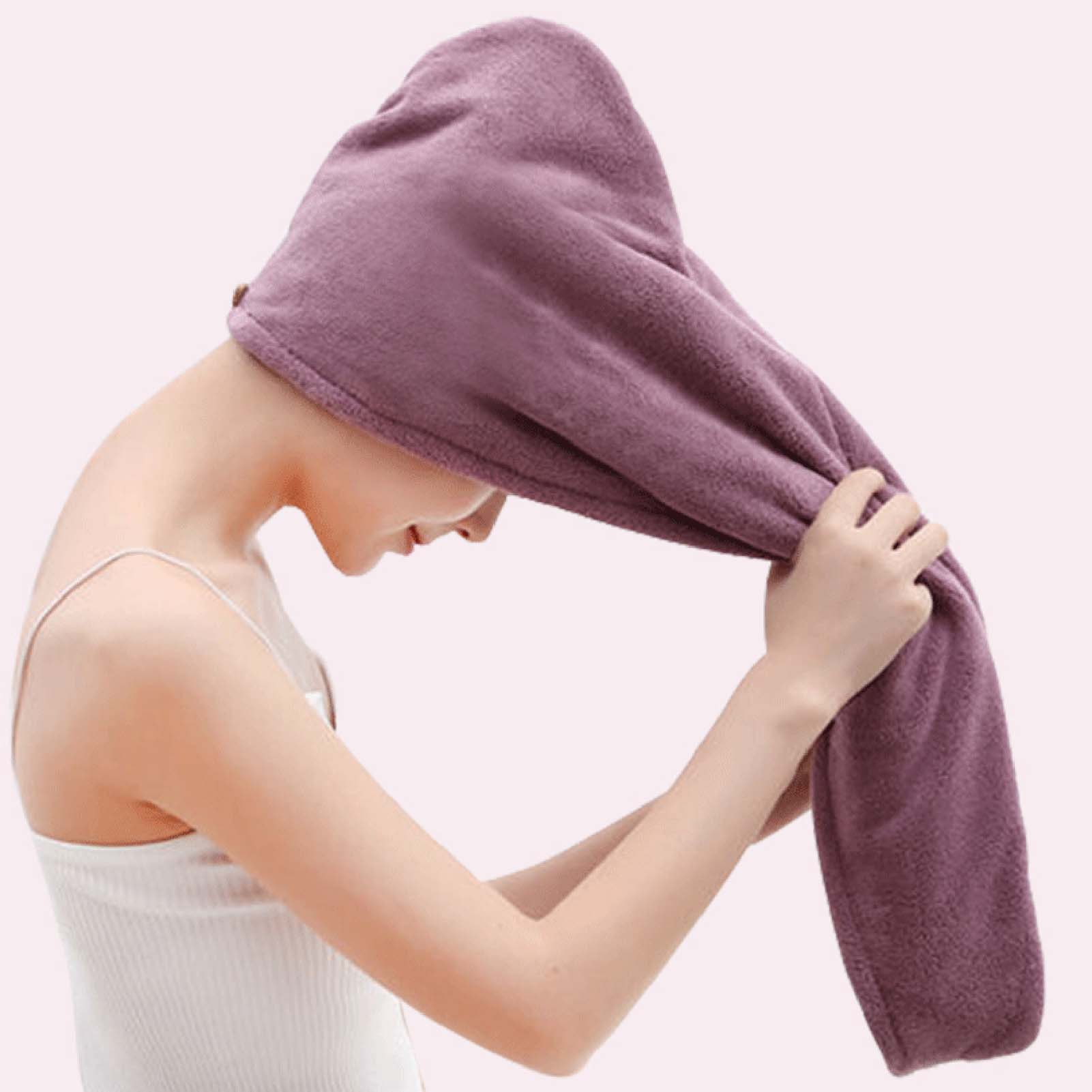 Coral Fleece Womens Hair Towel - Embroidery Hat Machine recension och pris