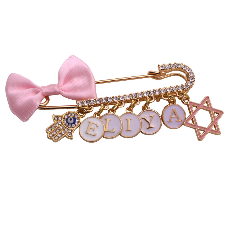 ZKD custom english name brooch - Embroidery Initials recension och pris