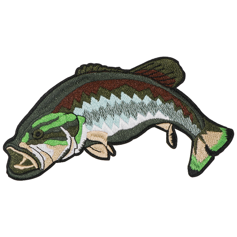 1PC Bass Embroidered Patch Fis - Embroidery Hat Machine recension och pris