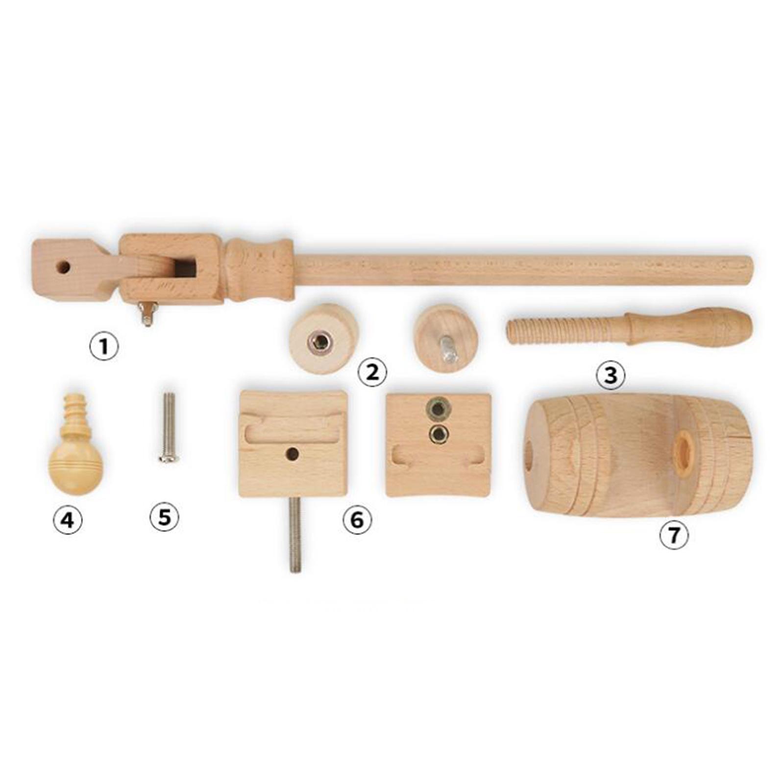 Adjustable Cross Stitch Rack W - Frame Display Wood recension och pris