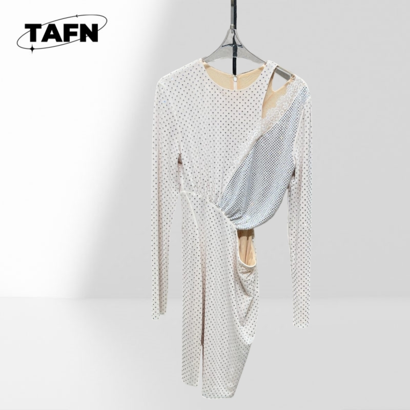 Women Elegant Midi Dress Offic - Linen Fabric Natural recension och pris