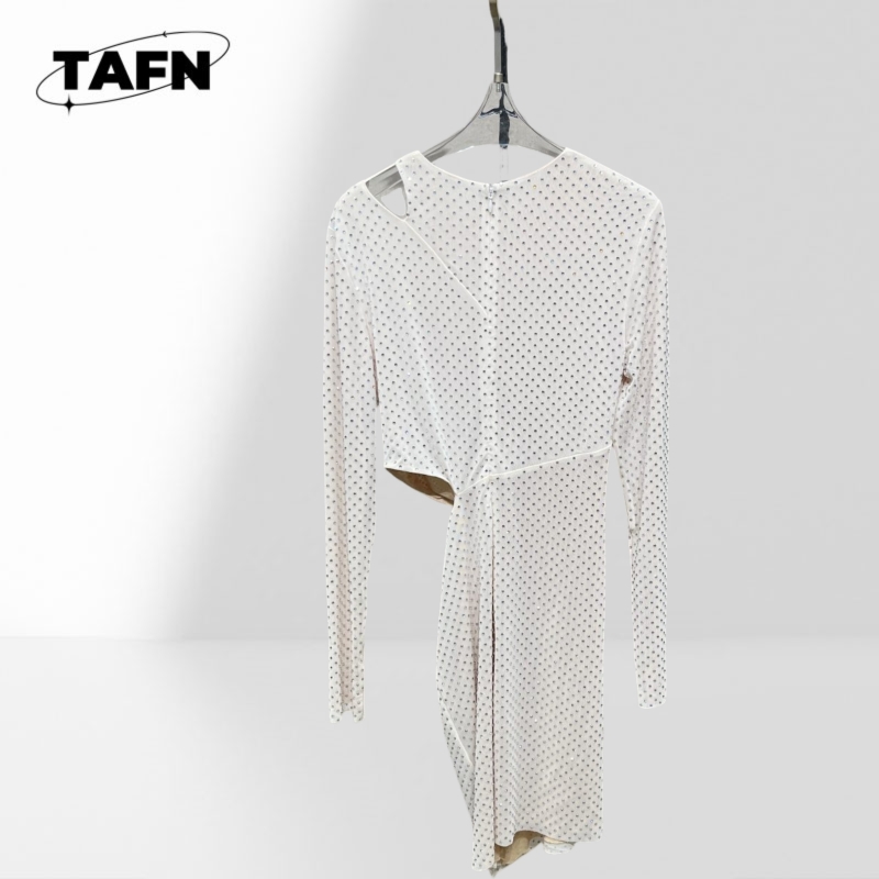 Women Elegant Midi Dress Offic - Linen Fabric Natural recension och pris