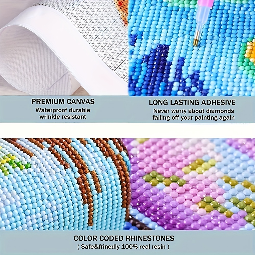 1pc DIY Diamond Painting Blank - Embroidery Canvas recension och pris