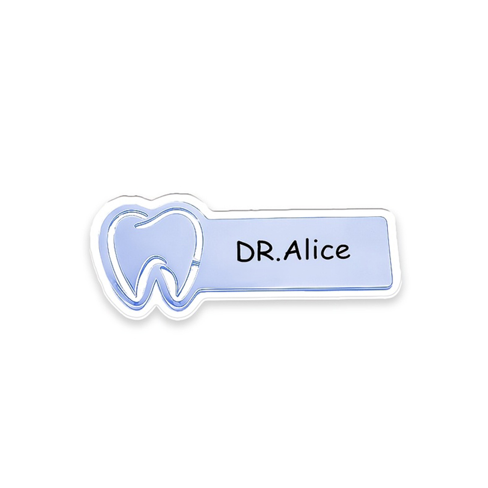 Custom Doctor Nurses'Name Broo - Embroidery Names recension och pris