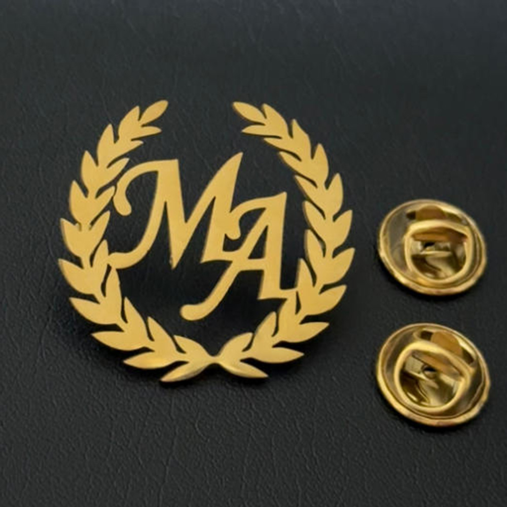 Customized brooch, olive flowe - Embroidery Initials recension och pris