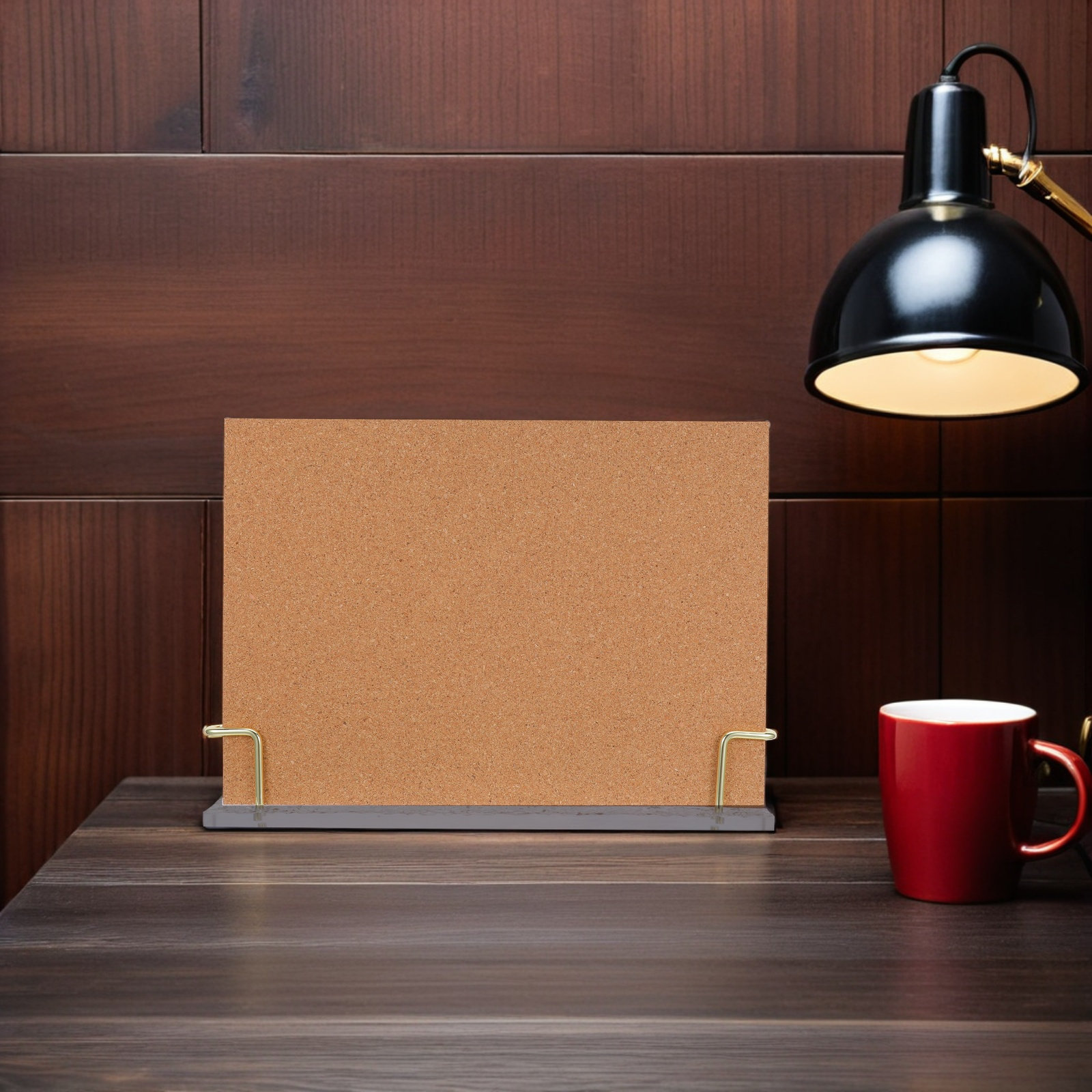 1Set Small Cork Board Framed W - Frame Display Wood recension och pris