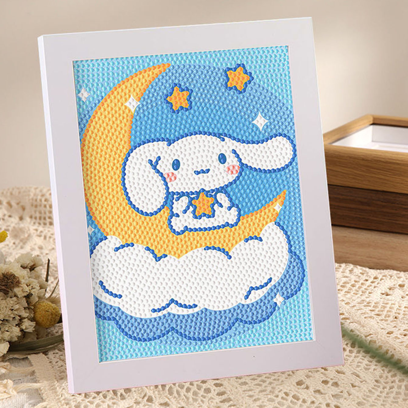 Sanliou Moon Jade Guigou Cryst - Embroidery Handicraft recension och pris