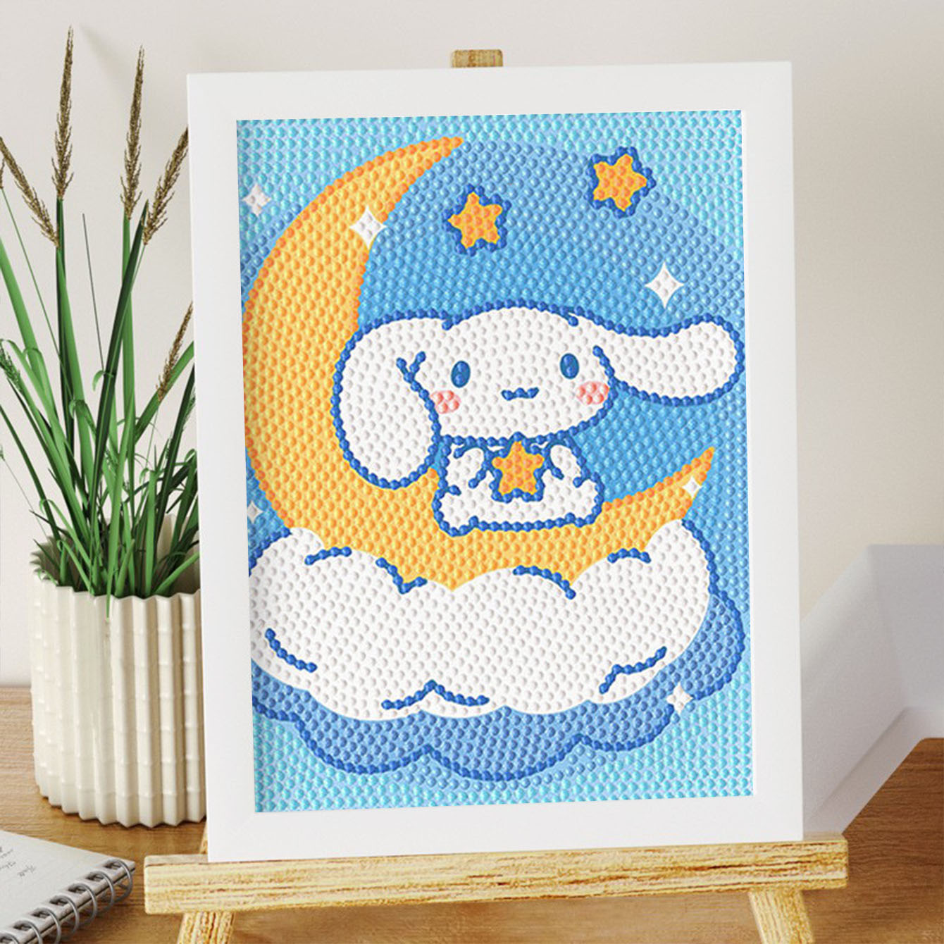 Sanliou Moon Jade Guigou Cryst - Embroidery Handicraft recension och pris