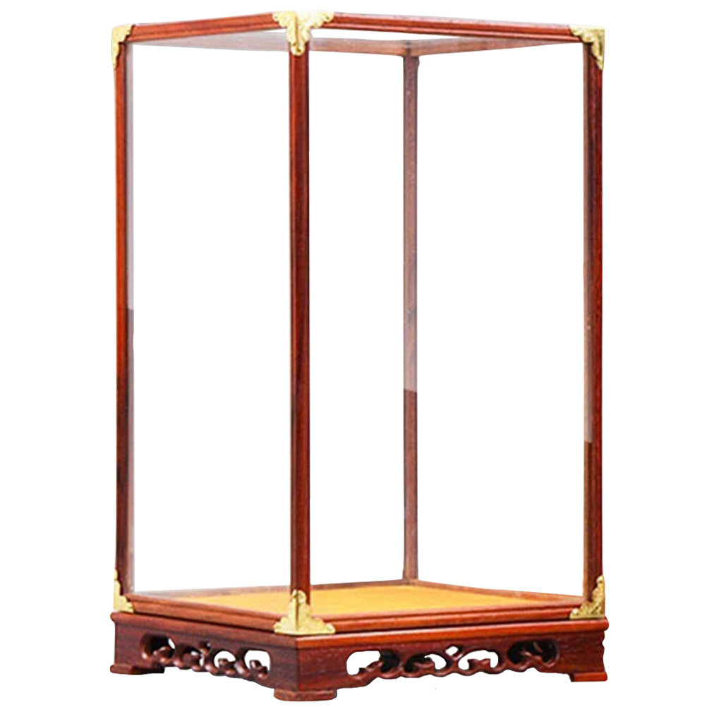 Glass Display Box Buddha Prote - Frame Display Wood recension och pris