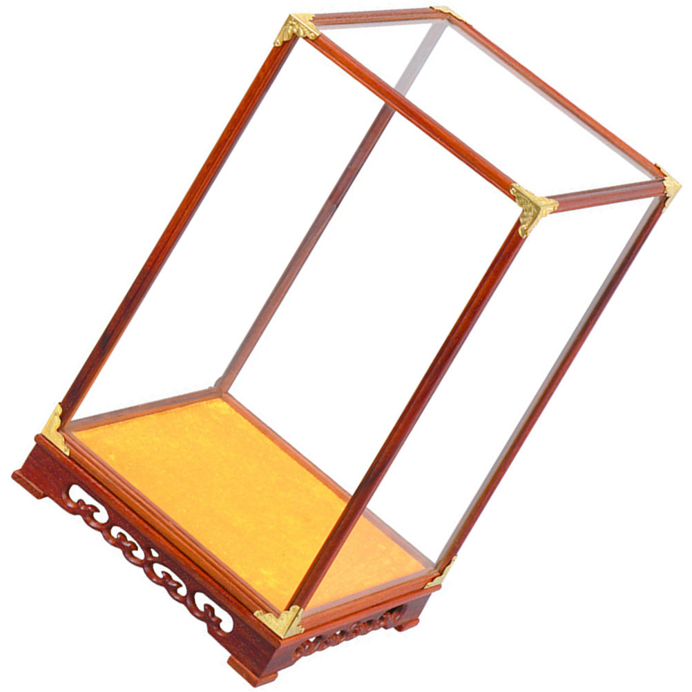 Glass Display Box Buddha Prote - Frame Display Wood recension och pris