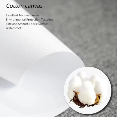 White Flower Tree and Golden L - Embroidery Canvas recension och pris