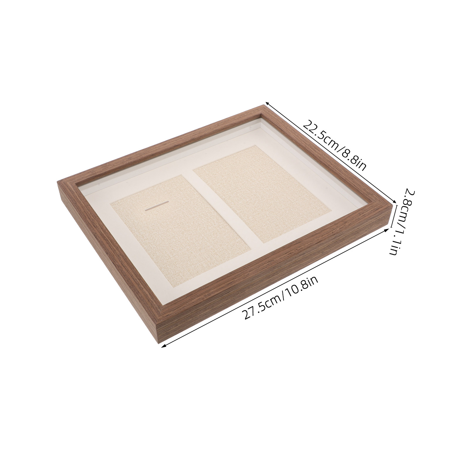 Single Medal Display Case Wood - Frame Display Wood recension och pris
